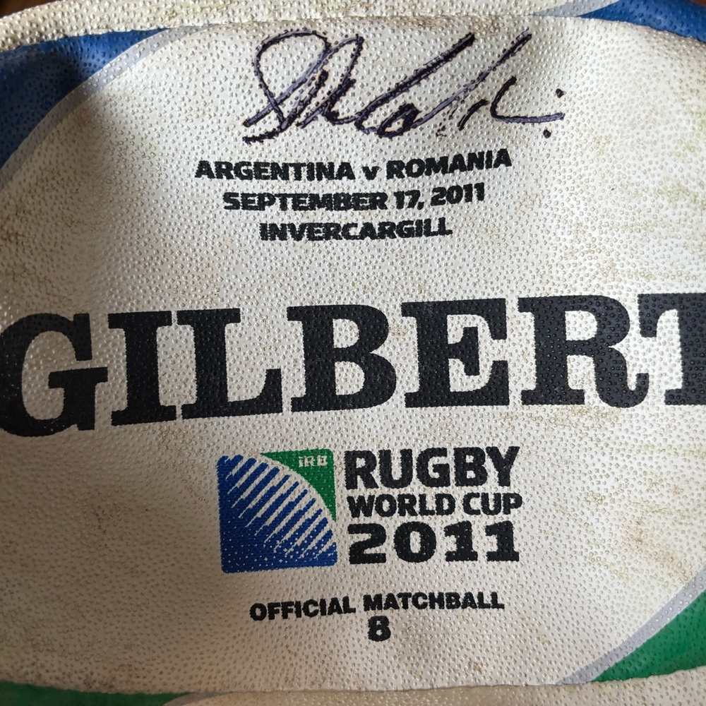 RWC 2011 Official matchball - Argentina vs. Romania